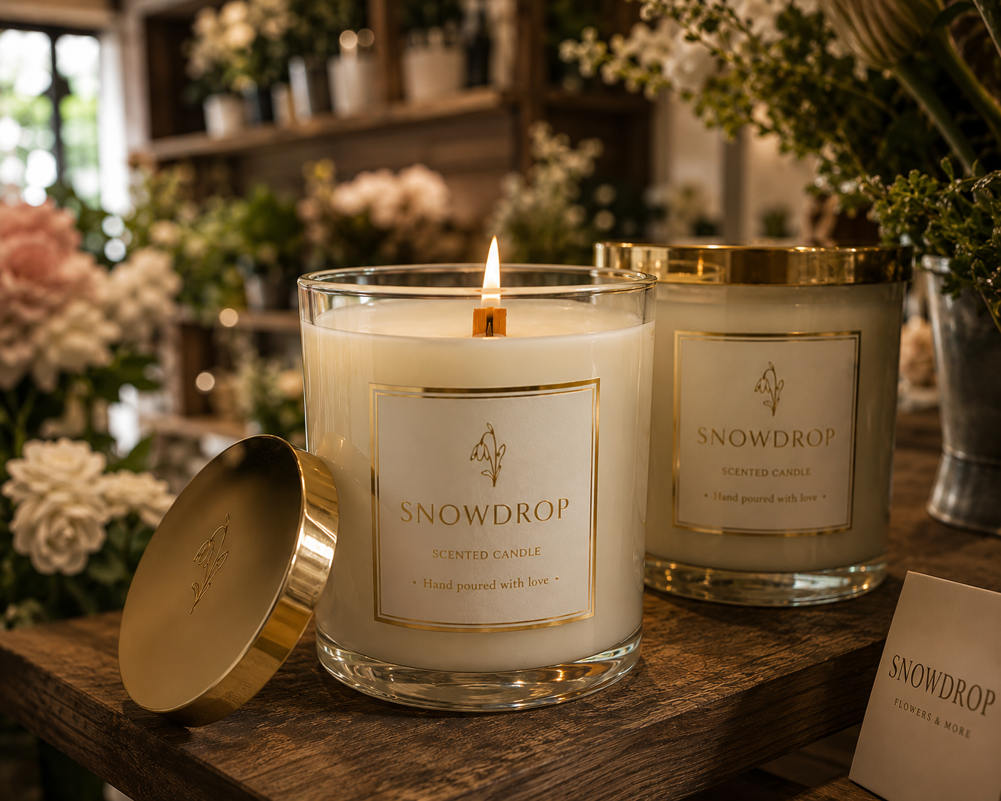 Колекція аромасвічок Snowdrop