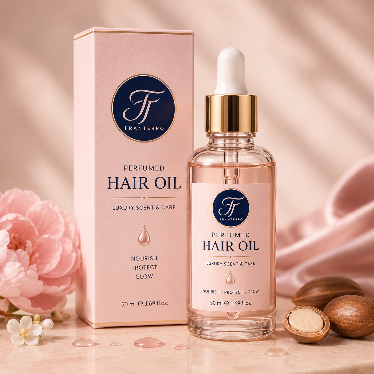 FRANTERRO — PERFUMED HAIR OIL Luxury Scent & Care