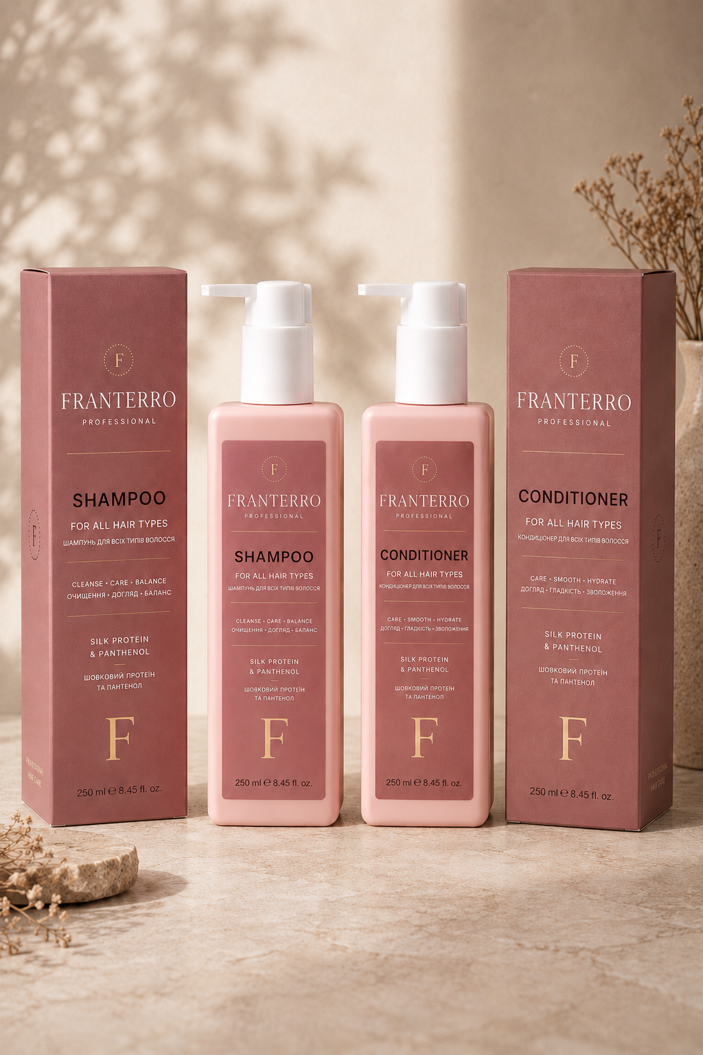 FRANTERRO PROFESSIONAL — SHAMPOO — CONDITIONER